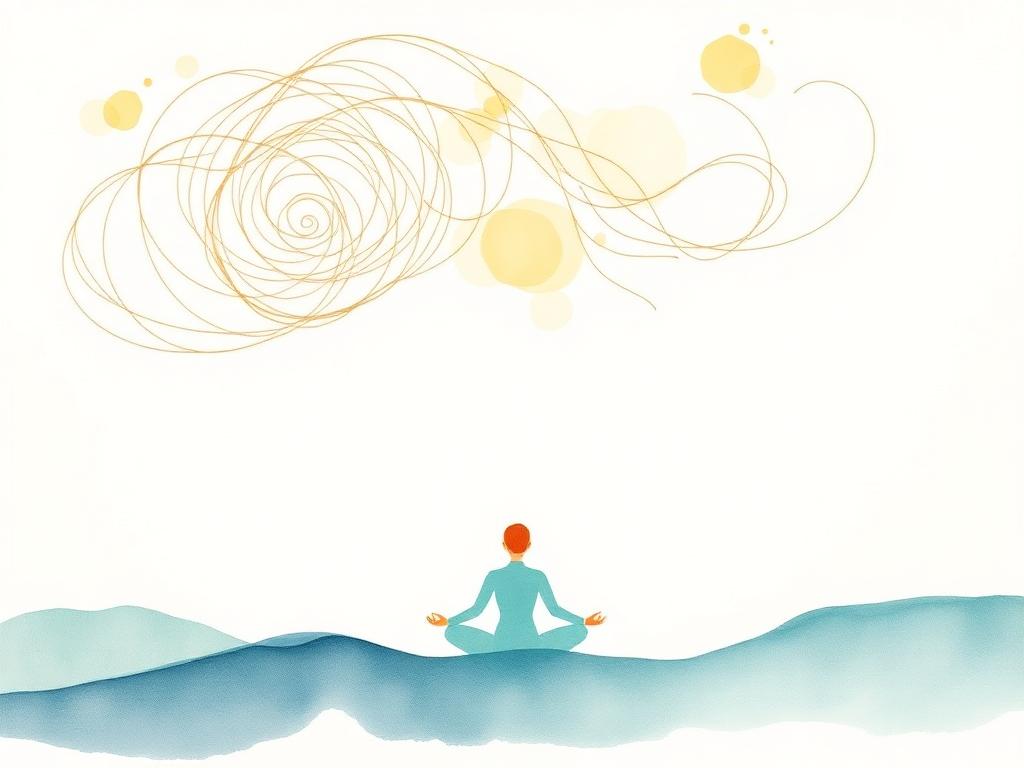 Anxiety Counselling — calming abstract illustration