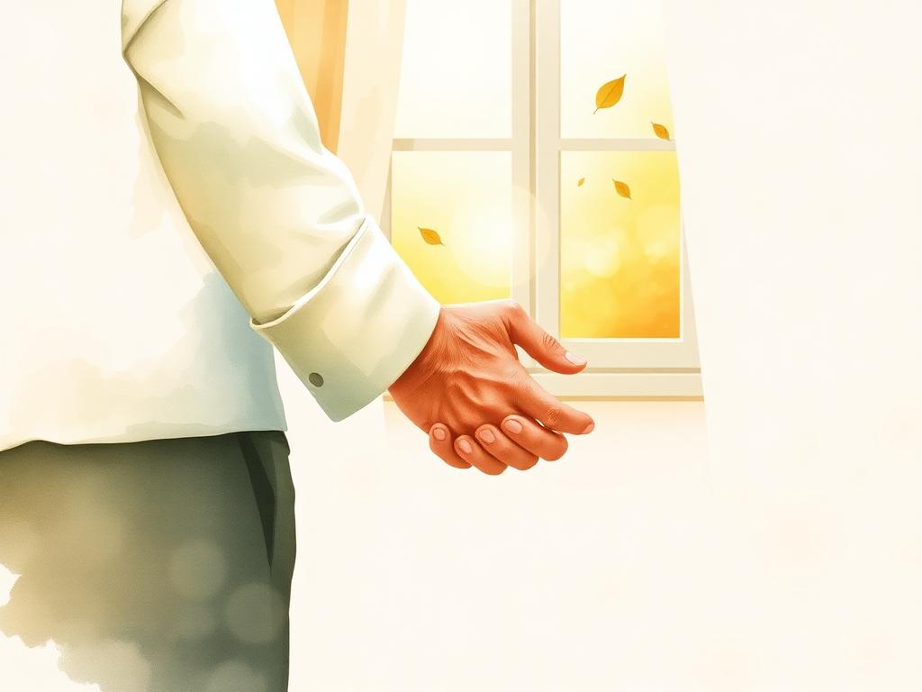 Geriatric Counselling — calming abstract illustration