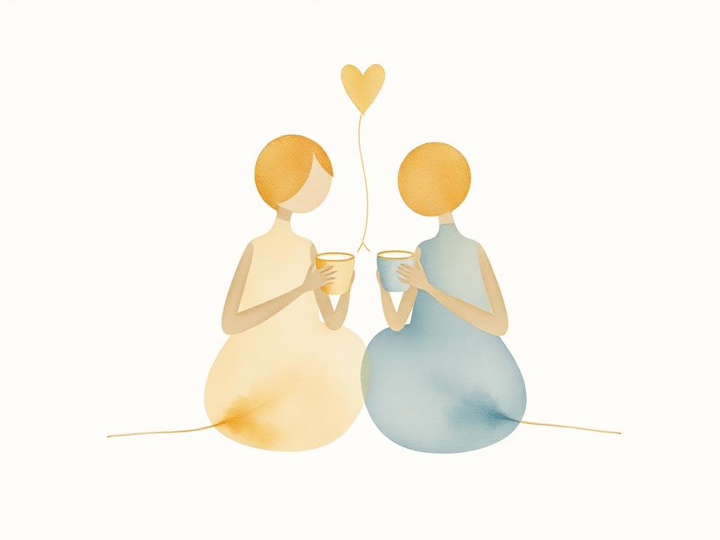 Marriage Counselling — calming abstract illustration