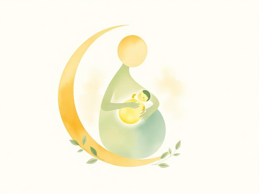 Post-Partum Counselling — calming abstract illustration