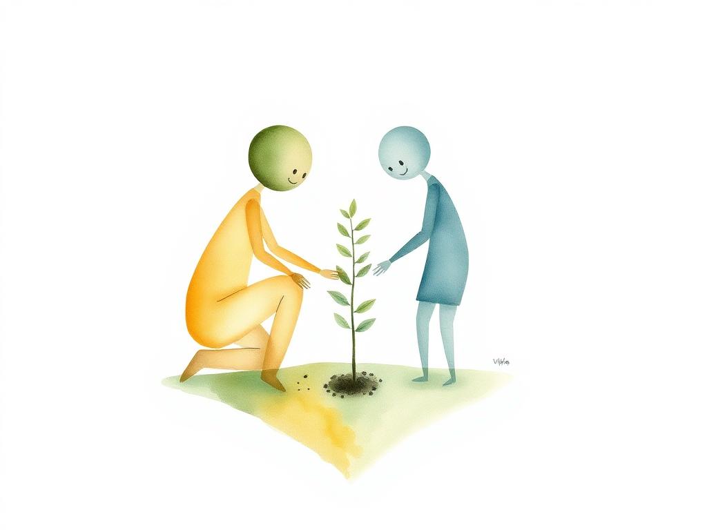 Pre-Marital Counselling — calming abstract illustration