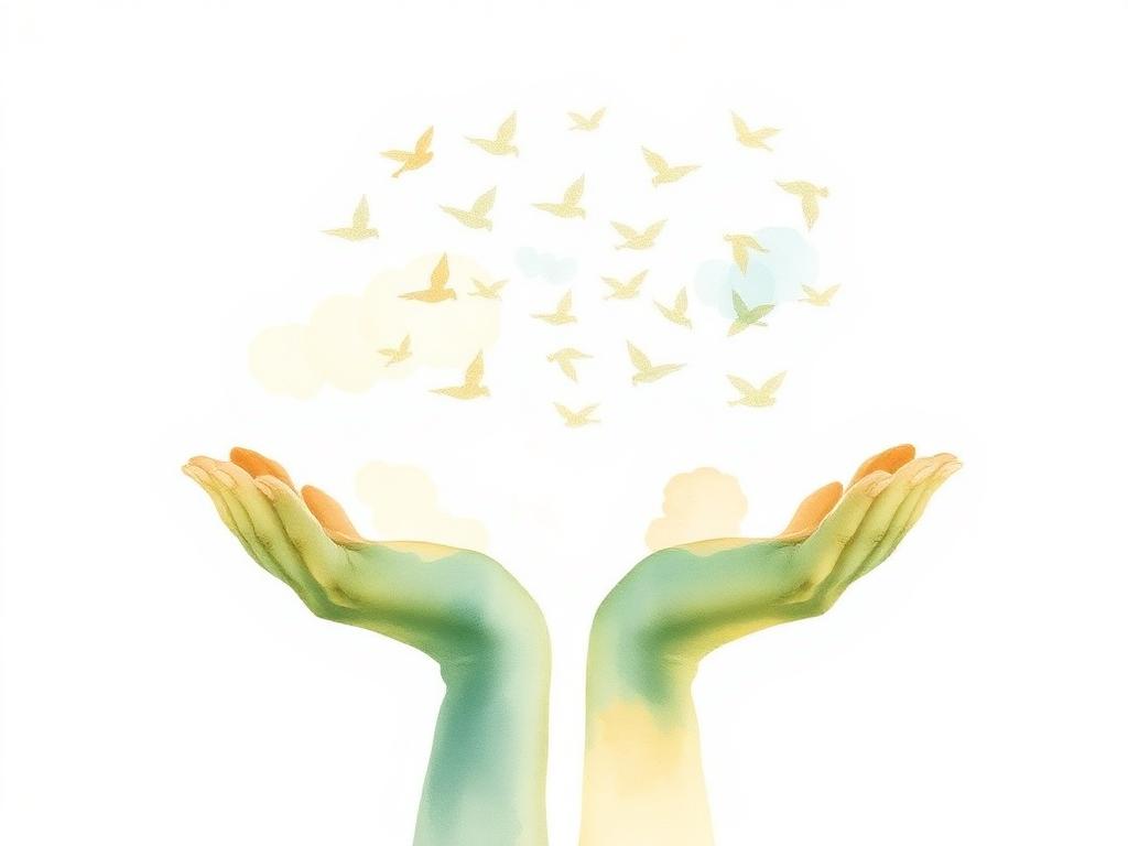 Stress Management Counselling — calming abstract illustration